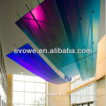 Solid colored fireproof large span steel space frame structure warehouse